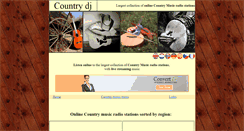Desktop Screenshot of country.dj